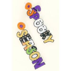 NEW SOPHIA COLLECTION women's spooky season earrings in multi-color
